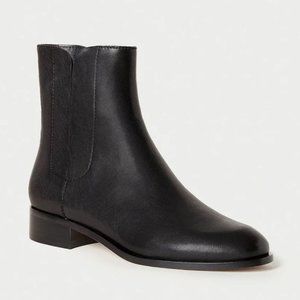 LOEFFLER RANDALL Slim Leather Ankle Booties NWOT